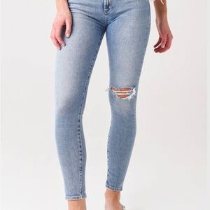 AGOLDE Sophie Distressed Skinny Jean